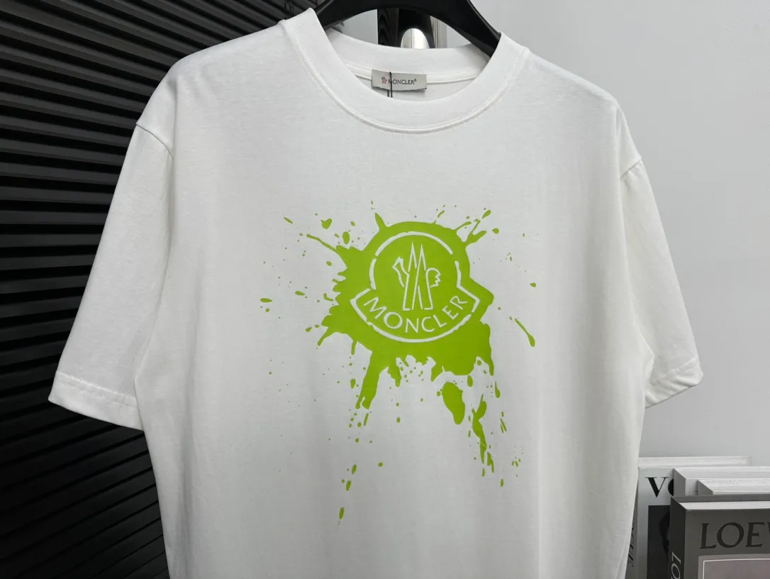 【Moncler】 24ss New Arrival t logo ~ Breathable， ， ， ! ， ， ：Black White Size：XS-L